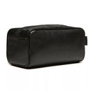 NECESSAIRE MASCULINA EM COURO PRETO - MADRAS