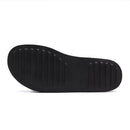Chinelo Masculino Casual Em Couro Azul - MARINHO